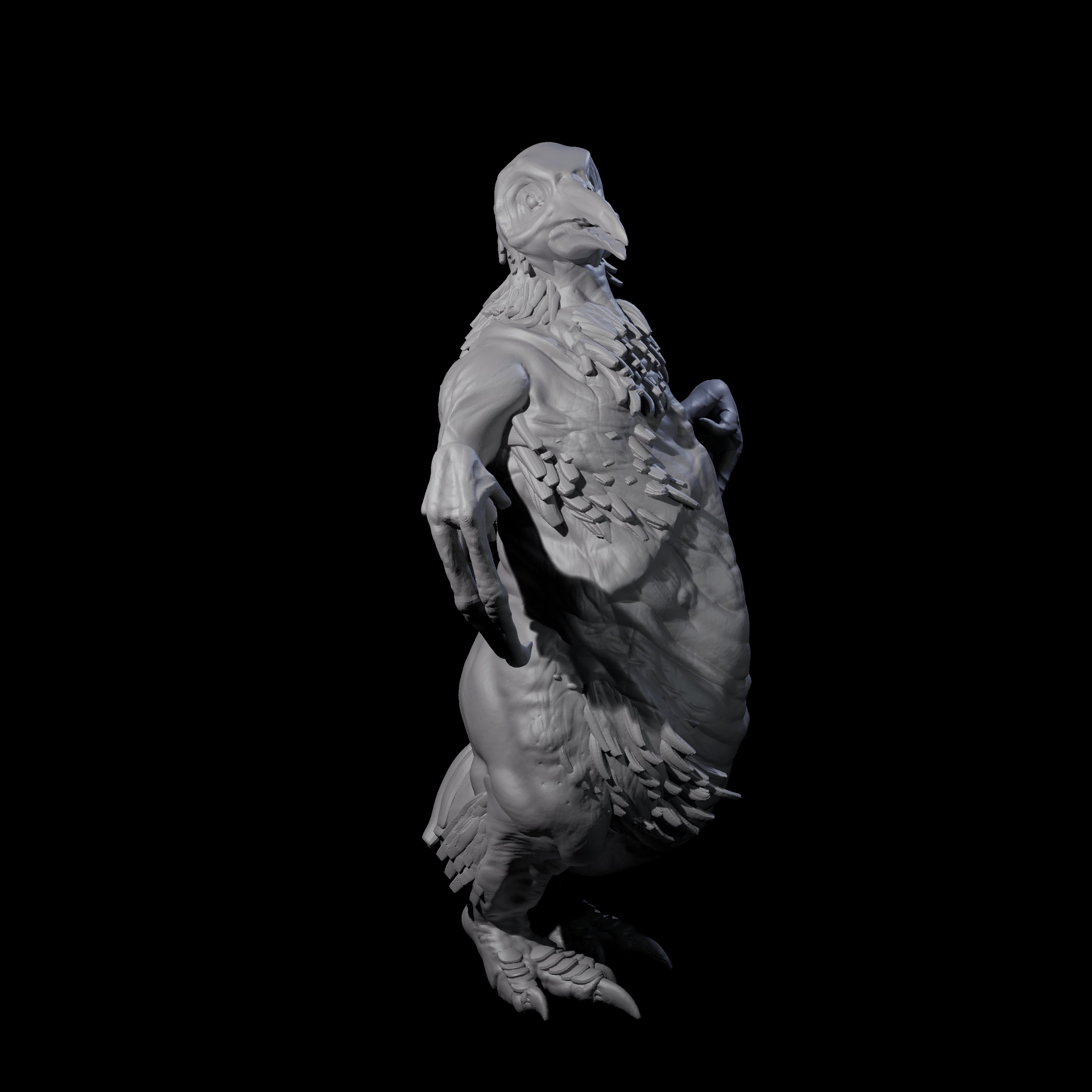 Not So Cute Pinguin Abberant D Miniature for Dungeons and Dragons, Pathfinder or other TTRPGs