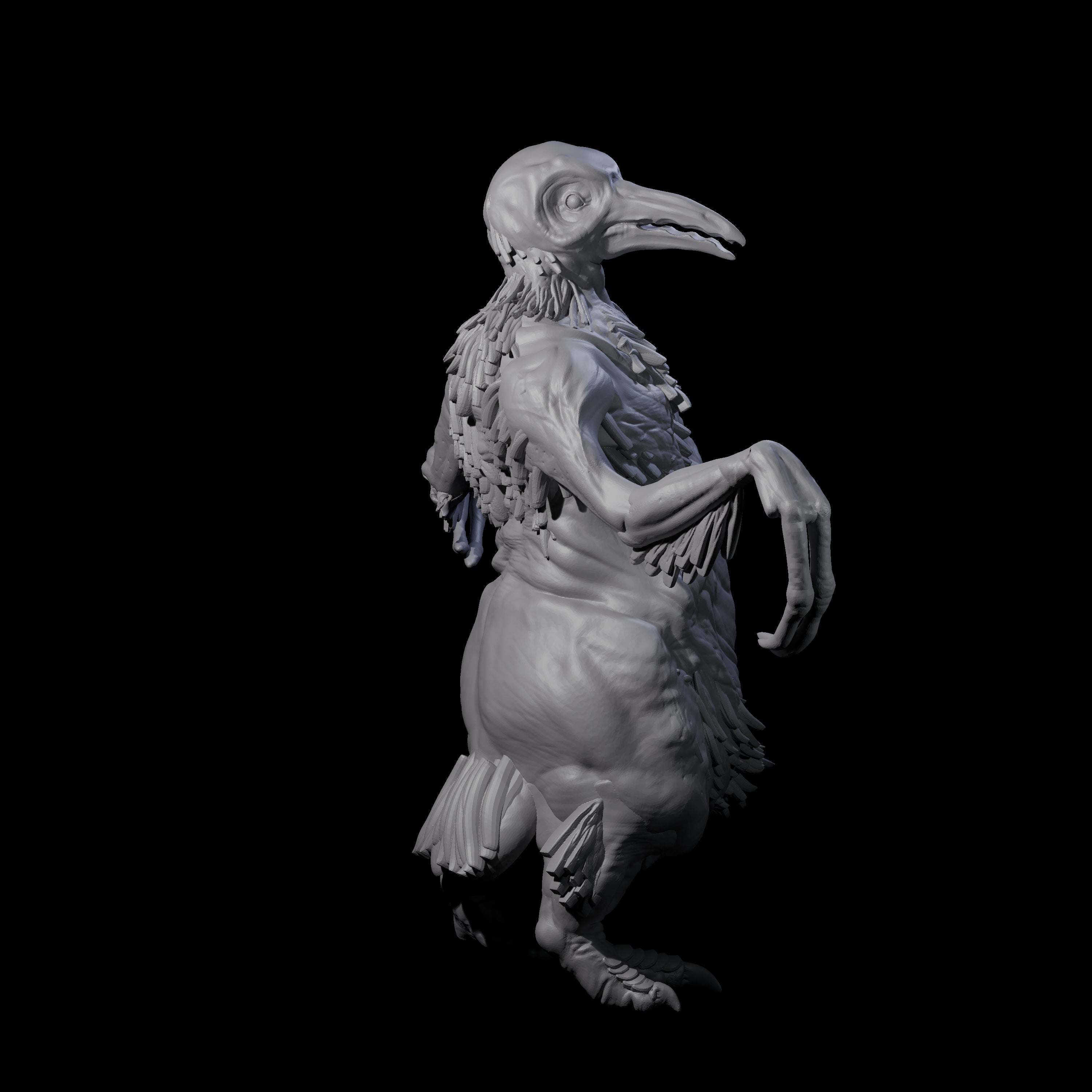 Not So Cute Pinguin Abberant D Miniature for Dungeons and Dragons, Pathfinder or other TTRPGs
