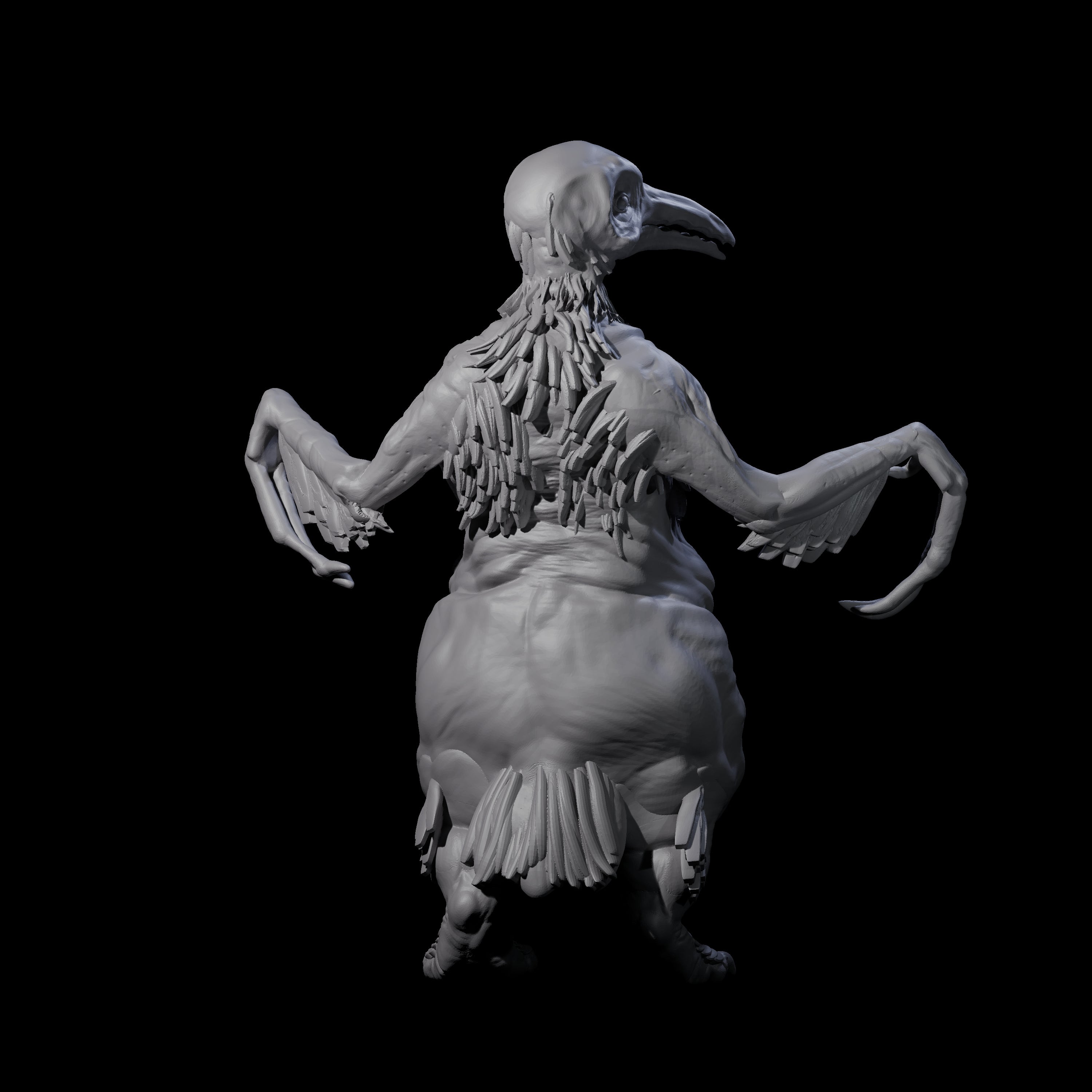 Not So Cute Pinguin Abberant D Miniature for Dungeons and Dragons, Pathfinder or other TTRPGs