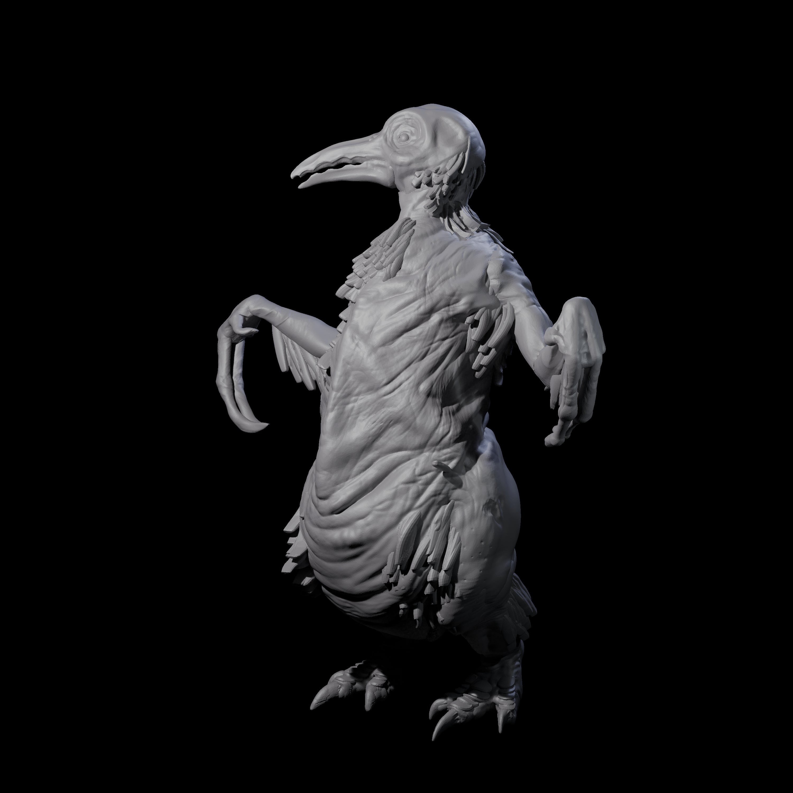 Not So Cute Pinguin Abberant D Miniature for Dungeons and Dragons, Pathfinder or other TTRPGs