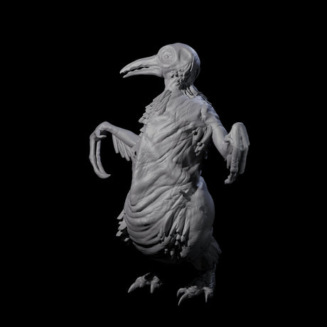 Not So Cute Pinguin Abberant D Miniature for Dungeons and Dragons, Pathfinder or other TTRPGs