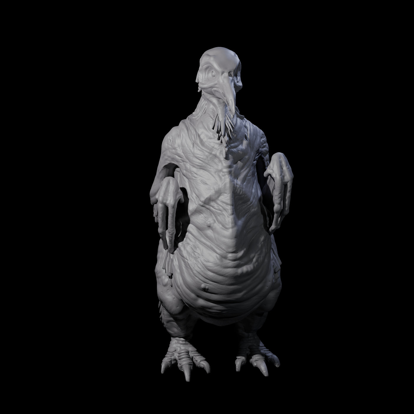 Not So Cute Pinguin Abberants Miniature for Dungeons and Dragons, Pathfinder or other TTRPGs