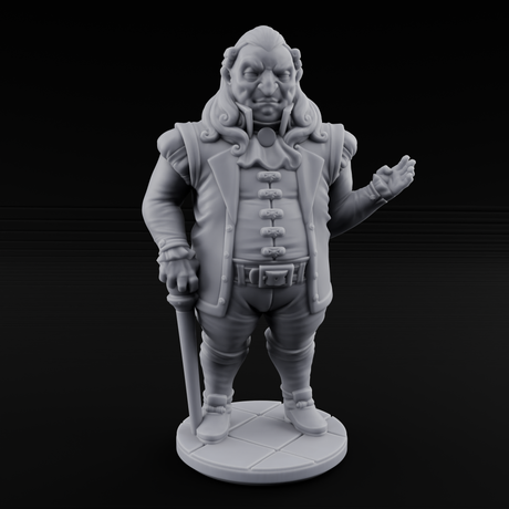Now Look Here Human Noble Miniature for Dungeons and Dragons, Pathfinder or other TTRPGs