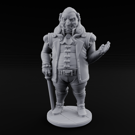 Now Look Here Human Noble Miniature for Dungeons and Dragons, Pathfinder or other TTRPGs