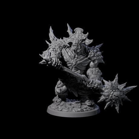 Oceanbound Ogre B Miniature for Dungeons and Dragons, Pathfinder or other TTRPGs