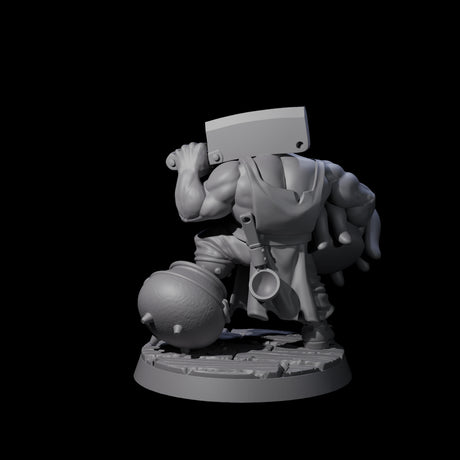 Octopus Loving Pirate Chef Miniature for Dungeons and Dragons, Pathfinder or other TTRPGs