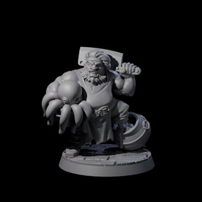 Octopus Loving Pirate Chef Miniature for Dungeons and Dragons, Pathfinder or other TTRPGs