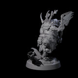 Oinking Boarfolk Soldier B Miniature for Dungeons and Dragons, Pathfinder or other TTRPGs
