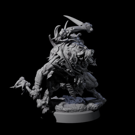 Oinking Boarfolk Soldier C Miniature for Dungeons and Dragons, Pathfinder or other TTRPGs