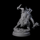 Oinking Boarfolk Soldier C Miniature for Dungeons and Dragons, Pathfinder or other TTRPGs