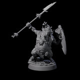 Oinking Boarfolk Soldier D Miniature for Dungeons and Dragons, Pathfinder or other TTRPGs