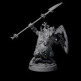Oinking Boarfolk Soldier D Miniature for Dungeons and Dragons, Pathfinder or other TTRPGs