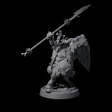 Oinking Boarfolk Soldier D Miniature for Dungeons and Dragons, Pathfinder or other TTRPGs