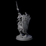 Oinking Boarfolk Soldier D Miniature for Dungeons and Dragons, Pathfinder or other TTRPGs