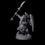 Oinking Boarfolk Soldier D Miniature for Dungeons and Dragons, Pathfinder or other TTRPGs