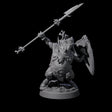 Oinking Boarfolk Soldier D Miniature for Dungeons and Dragons, Pathfinder or other TTRPGs