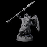 Oinking Boarfolk Soldier D Miniature for Dungeons and Dragons, Pathfinder or other TTRPGs