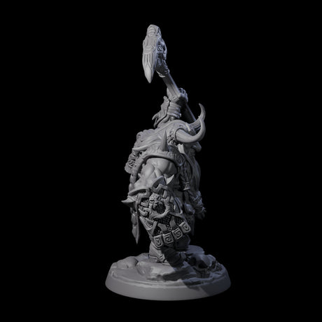 Old Battlefist Dwarf Leader Miniature for Dungeons and Dragons, Pathfinder or other TTRPGs