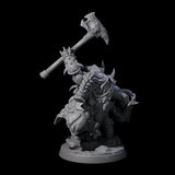 Old Battlefist Dwarf Leader Miniature for Dungeons and Dragons, Pathfinder or other TTRPGs