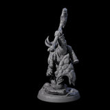 Old Battlefist Dwarf Leader Miniature for Dungeons and Dragons, Pathfinder or other TTRPGs