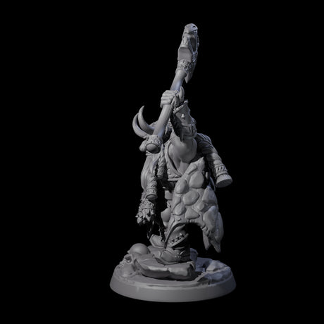 Old Battlefist Dwarf Leader Miniature for Dungeons and Dragons, Pathfinder or other TTRPGs