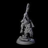 Old Battlefist Dwarf Leader Miniature for Dungeons and Dragons, Pathfinder or other TTRPGs