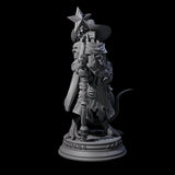 Old Fashioned Dragonborn Wizard Miniature for Dungeons and Dragons, Pathfinder or other TTRPGs