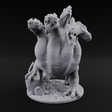 Old Fashioned Hydra Monstrosity Miniature for Dungeons and Dragons, Pathfinder or other TTRPGs