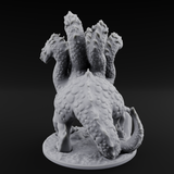 Old Fashioned Hydra Monstrosity Miniature for Dungeons and Dragons, Pathfinder or other TTRPGs