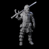 Old Grizzled Guard Miniature for Dungeons and Dragons, Pathfinder or other TTRPGs