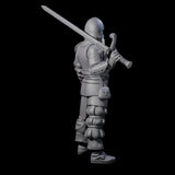 Old Grizzled Guard Miniature for Dungeons and Dragons, Pathfinder or other TTRPGs