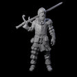 Old Grizzled Guard Miniature for Dungeons and Dragons, Pathfinder or other TTRPGs