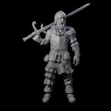 Old Grizzled Guard Miniature for Dungeons and Dragons, Pathfinder or other TTRPGs