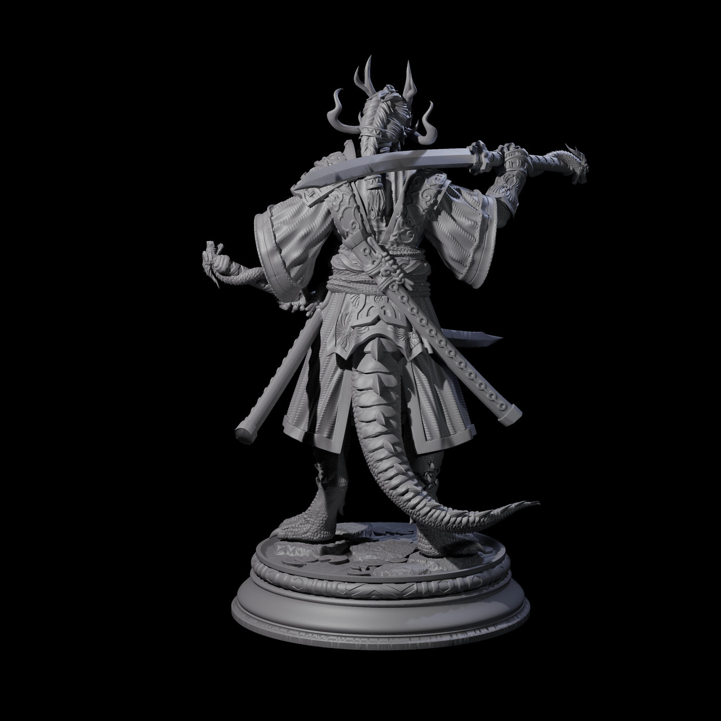 Old Master Monk Miniature for Dungeons and Dragons, Pathfinder or other TTRPGs