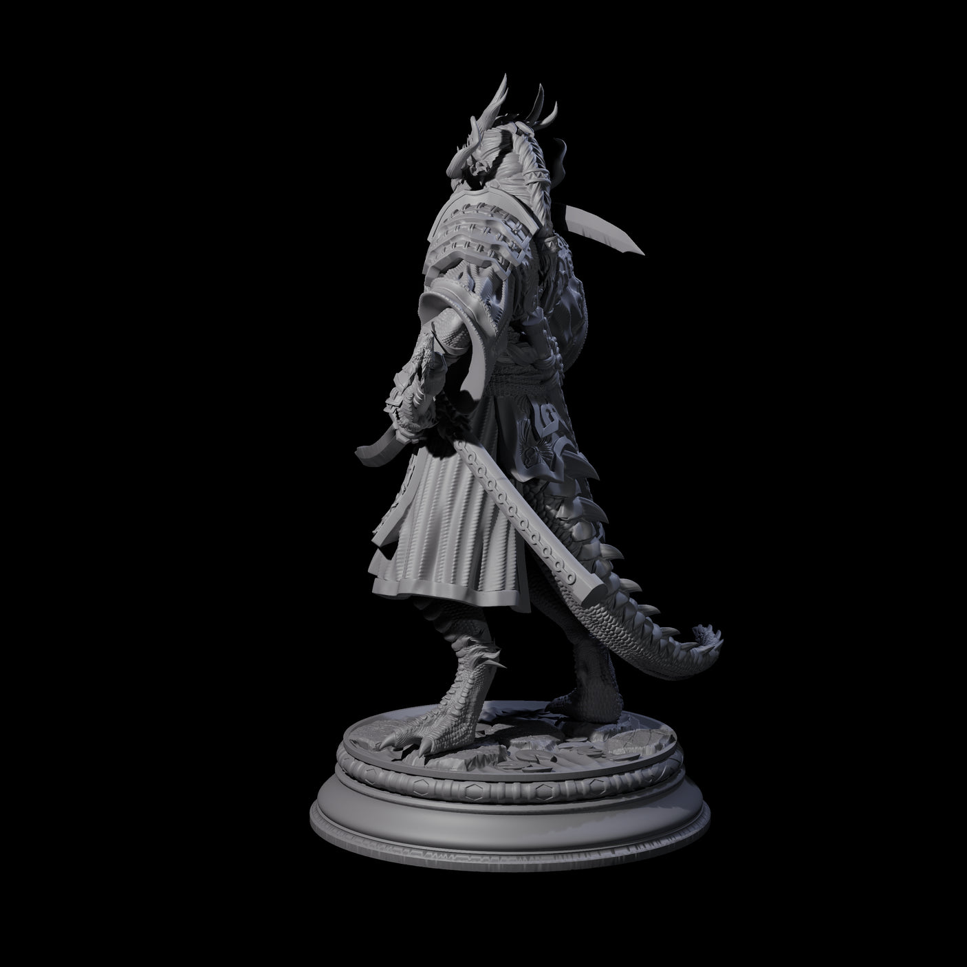 Old Master Monk Miniature for Dungeons and Dragons, Pathfinder or other TTRPGs
