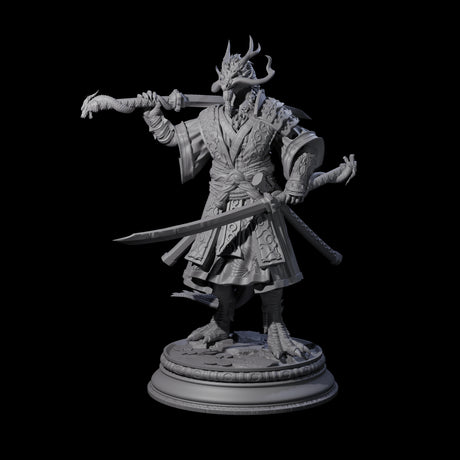 Old Master Monk Miniature for Dungeons and Dragons, Pathfinder or other TTRPGs