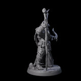 Old Northman Druid Miniature for Dungeons and Dragons, Pathfinder or other TTRPGs