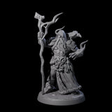 Old Northman Druid Miniature for Dungeons and Dragons, Pathfinder or other TTRPGs
