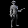 Old West Gunslinger Miniature for Dungeons and Dragons, Pathfinder or other TTRPGs