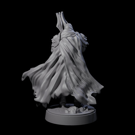 On Guard Death Knight A Miniature for Dungeons and Dragons, Pathfinder or other TTRPGs
