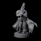 On Guard Death Knight A Miniature for Dungeons and Dragons, Pathfinder or other TTRPGs