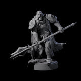 On Guard Death Knight B Miniature for Dungeons and Dragons, Pathfinder or other TTRPGs