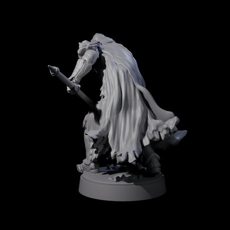 On Guard Death Knight B Miniature for Dungeons and Dragons, Pathfinder or other TTRPGs