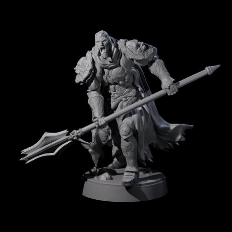 On Guard Death Knight B Miniature for Dungeons and Dragons, Pathfinder or other TTRPGs