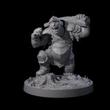 Onion Munching Ogre Miniature for Dungeons and Dragons, Pathfinder or other TTRPGs