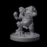 Onion Munching Ogre Miniature for Dungeons and Dragons, Pathfinder or other TTRPGs