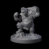 Onion Munching Ogre Miniature for Dungeons and Dragons, Pathfinder or other TTRPGs