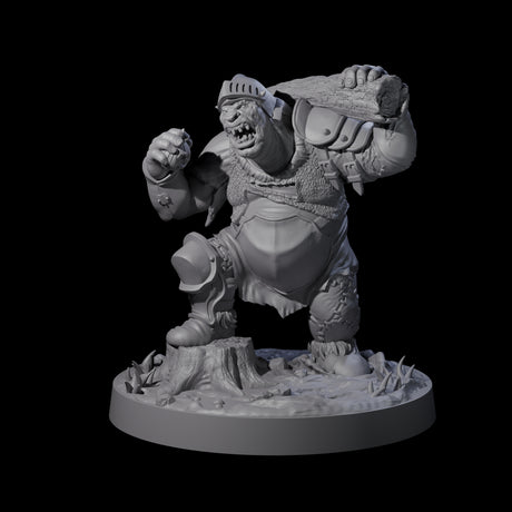 Onion Munching Ogre Miniature for Dungeons and Dragons, Pathfinder or other TTRPGs