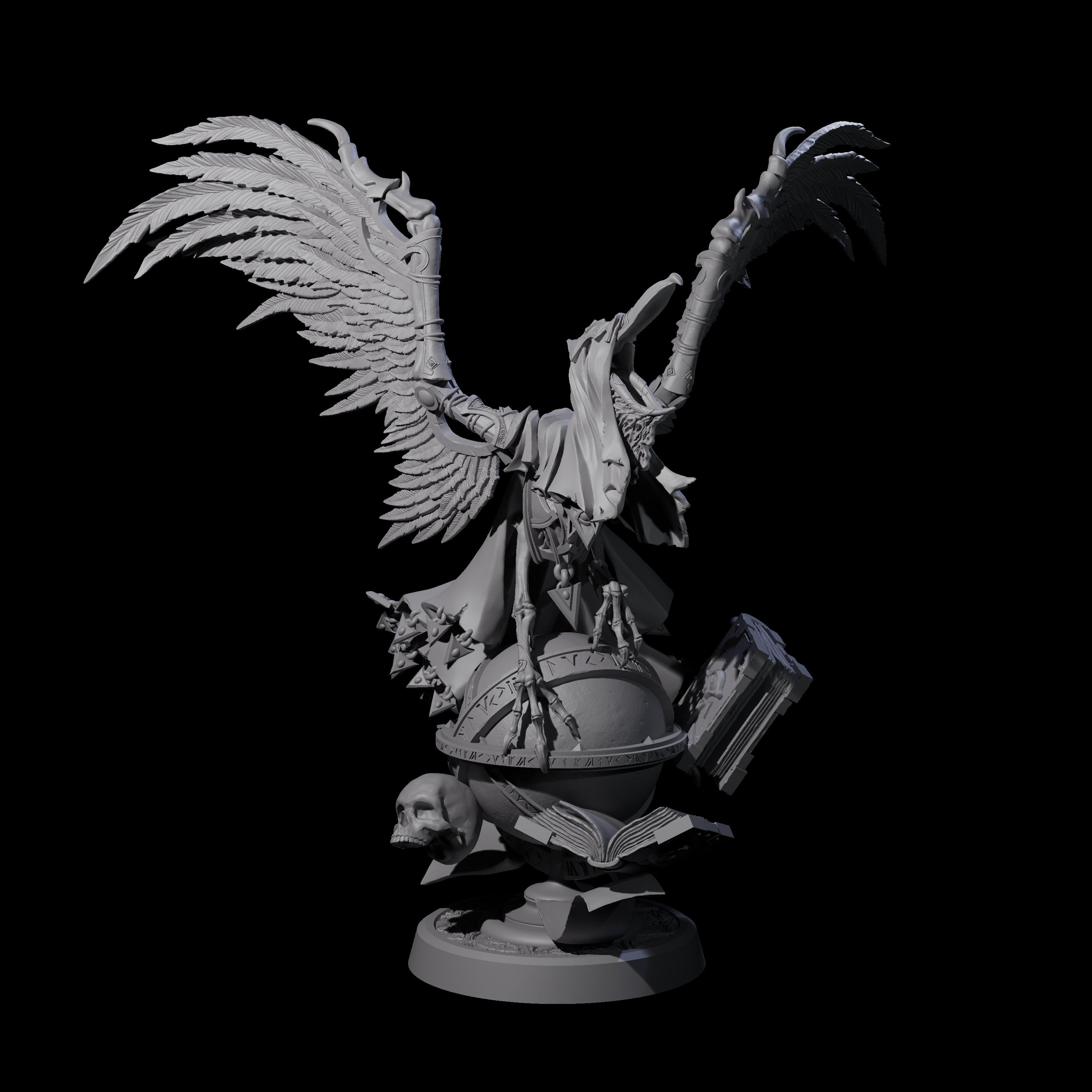 Onocrotalos - Undead Bird God Miniature for Dungeons and Dragons, Pathfinder or other TTRPGs