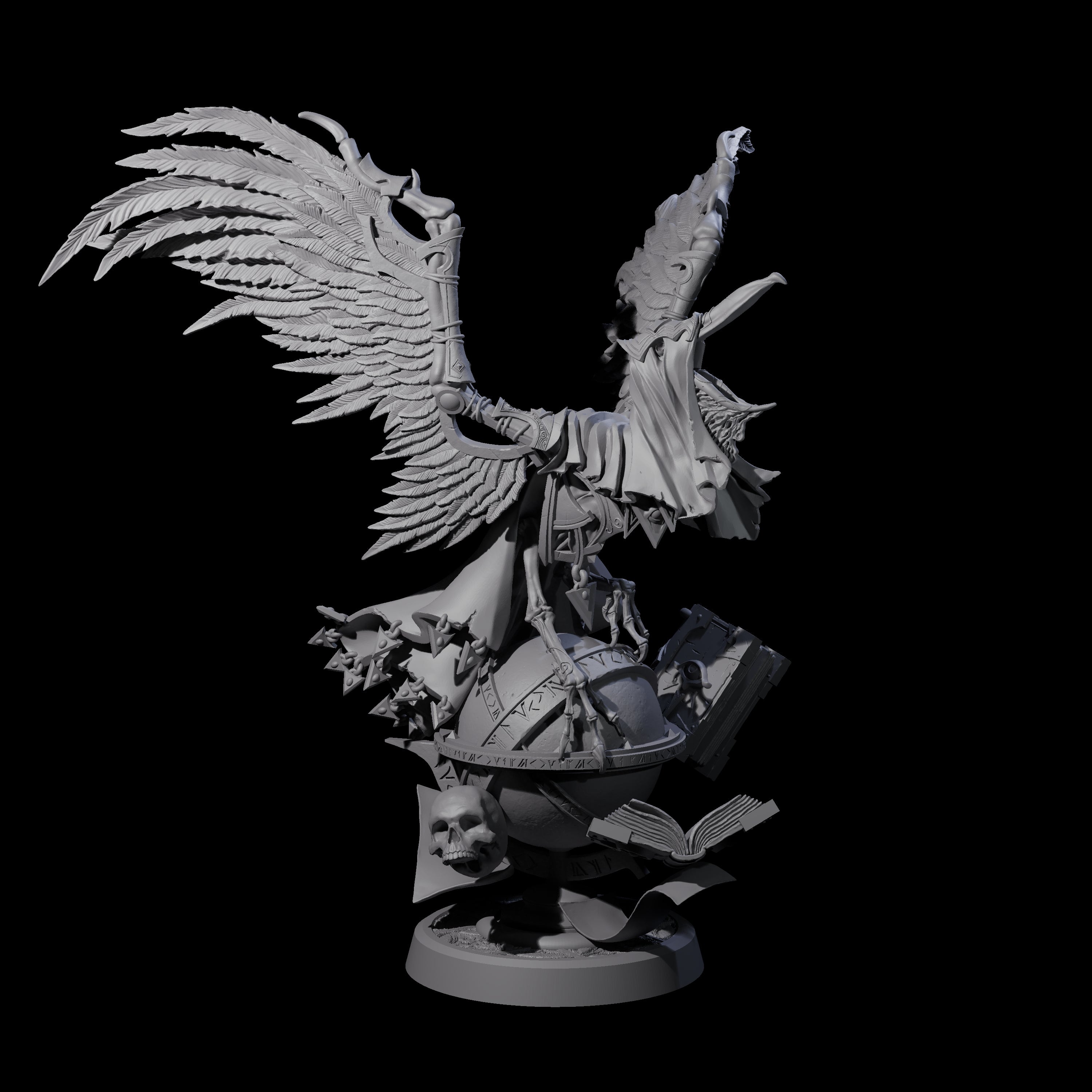 Onocrotalos - Undead Bird God Miniature for Dungeons and Dragons, Pathfinder or other TTRPGs